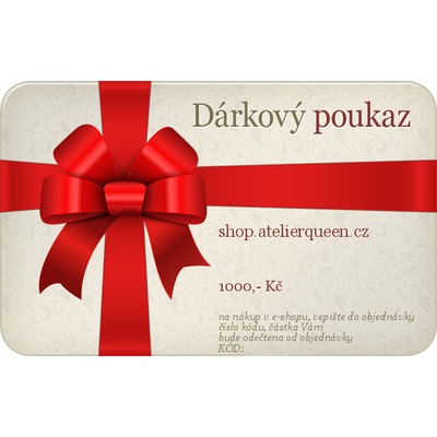 Dárky poukaz sleva nákup