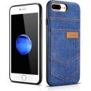 Pouzdro XOOMZ Jeans Pocket iPhone 7 Plus modré