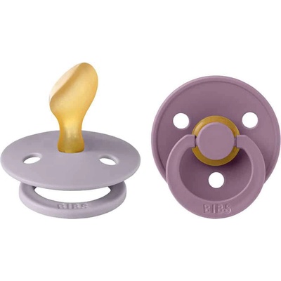 Bibs Colour dudlíky z přírodního kaučuku 2 ks Fossil Grey/mauve