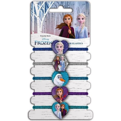 CRAZE Gumičky do vlasů pro holky Frozen Ledové království 5 ks