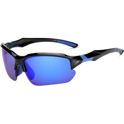 Techsuit Велосипедни очила Techsuit Bike Glasses (9301) - спортни, с UV защита - Черен / Син