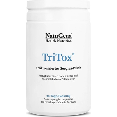 NatuGena TriTox® (комплекс от Хлорела и пектин от морски водорасли) 450 таблетки | NatuGena (570257 (2018025) NTG)