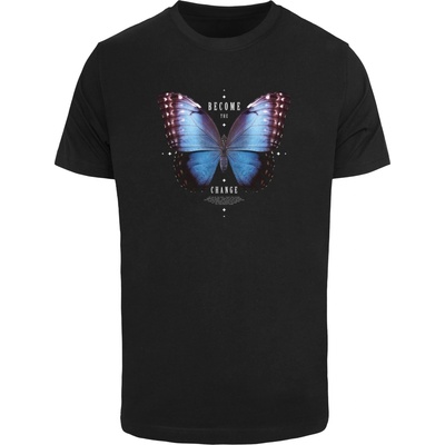 Mister Tee Тениска Become the Change Butterfly Tee black XXLUB-MT3028-00007 - Тъмносив, размер XS