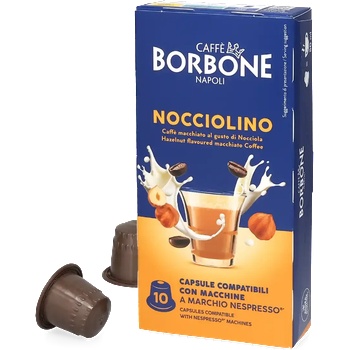 Caffè Borbone | Nocciolino - Macchiato Лешник - 10 капсули за Nespresso®