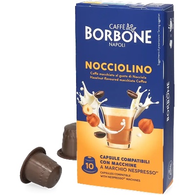 Caffè Borbone | Nocciolino - Macchiato Лешник - 10 капсули за Nespresso®