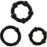 Seven Creations Комплект 3 бр. еластични пенис пръстени Jelly Rings