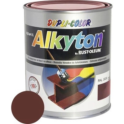 Alkyton dupli color hnedá oriešková RAL8011 lesklá 750 ml