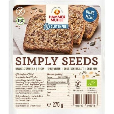 Hammermühle Simply Seeds 5 semínkový chléb 275 g