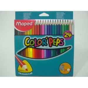 Maped Цветни моливи Мапед maped color 24 цвята