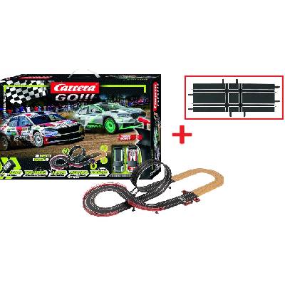 Autodráha Carrera GO 62584 Škoda Rally + 61616 Křižovatka