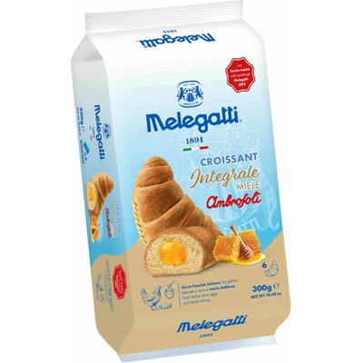 Melegatti celozrnný croissant s medom 6 x 50 g