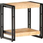 vidaXL Странична маса 40x30x40 см грубо мангово дърво масив (320682)