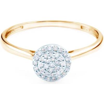 SAVICKI Годежен пръстен: двуцветно злато. диаманти