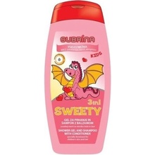 Subrina Kids Sweety 3v1 sprchový gél a šampón s kondicionérom 250 ml