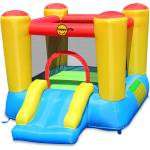 Felyx Toys HAPPY HOP Батут замък с пързалка и помпа 253x200x160