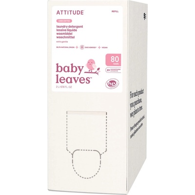 Attitude Dětský prací gel bez vůně náhradní kanystr 2 l