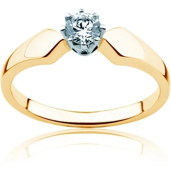 Image 1 of SAVICKI Годежен пръстен Triumph of Love: двуцветно злато, диамант