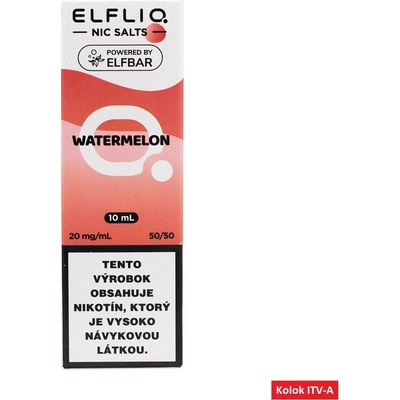 ELFLIQ Nic SALT Watermelon 10 ml 20 mg