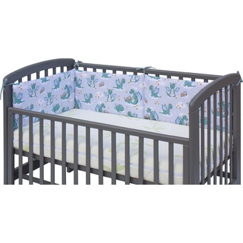 Scarlett Mantinel do postieľky Dino Tyrkysová 4-dílný