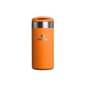 STANLEY 1913 Aerolight Transit Thermo Mug 0.35L - Keeps Hot for 4 Hours - Dishwasher Safe - Coffee Mug To Go Leak-Proof - Compatible with Common Car Drink Holders - Goldenrod Coral - 100000111740