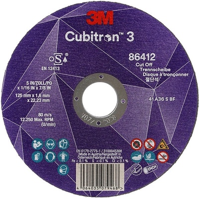 3M Cubitron 3 Řezný kotouč 125 x 1,3 mm 86457 7100304304 2 ks