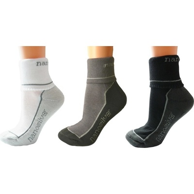 NanoTrade Sportovní ponožky nanosilver bílé