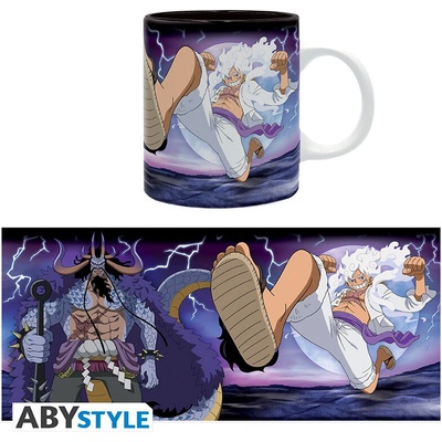 One Piece Keramický hrnek Luffy vs Kaidou 320 ml