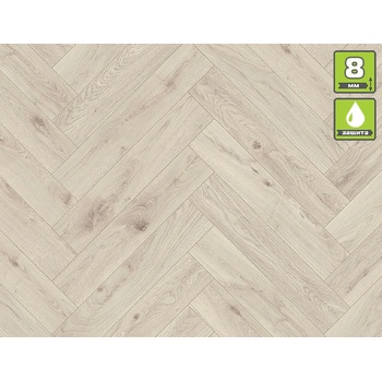 Image 1 of Krono Original ЛАМИНИРАН ПАРКЕТ herringbone 5953 8мм 32/ac5/4v ФУГА ДЪБ ШАНТИЛИ (8hb5953)