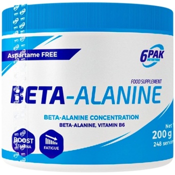 Image 1 of 6PAK Nutrition Beta-Alanine Powder [200 грама] Неовкусен