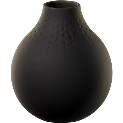 Villeroy & Boch - váza collier noir, čierna