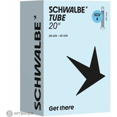 Schwalbe #6 20x1.10–1.60" duše, Clik ventil 40 mm