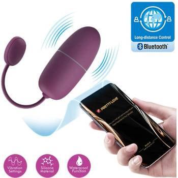 Pretty Love Nymph Vibrating Egg with App Global Remote Control Series Purple