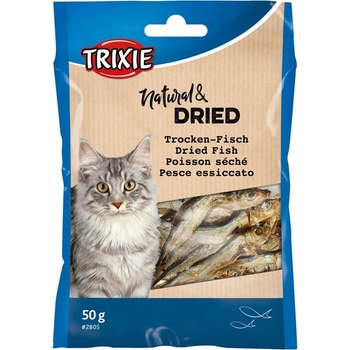 TRIXIE лакомство за котки - сушени рибки 50 г