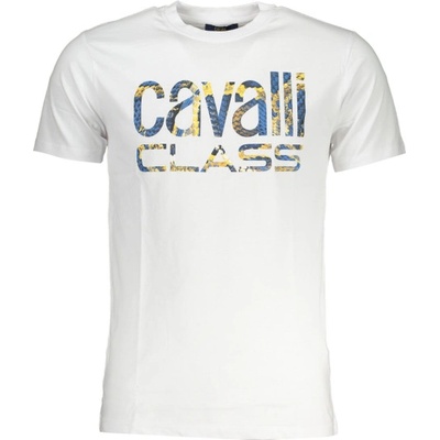 Cavalli class Мъжка тениска с къс ръкав cavalli class, Цвят Бял (qxt63fjd060_bi00053)