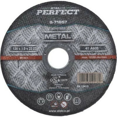 Makita D-18677 / Rezný kotúč na kov / 125x2.5 mm / Priemer otvoru: 22.23 mm (D-18677)