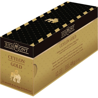 RICHMONT Černý listový čaj Ceylon Gold 12 ks