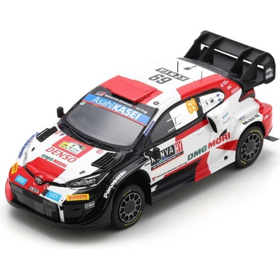 Spark Toyota GR Yaris Rally1 69 Rovanperä/Halttunen vítězové Safari Rally Kenya 2022 S6709 1:43