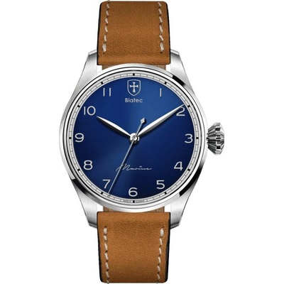 Biatec Marine 01 N - Svetlohnedý vintage nubuk remienok