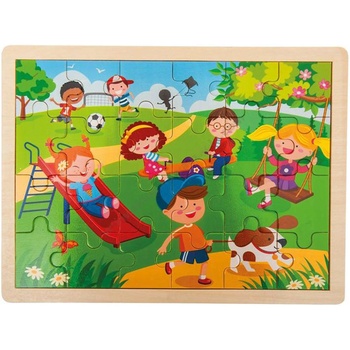 Nowa Szkola Дървен пъзел Nowa Szkola - Пролет, 24 части (6611120068)