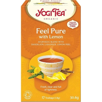 Yogi Tea Bio Očisti se s citrónem 17 x 1,8 g