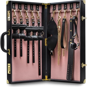 Image 1 of Blush Temptasia Safe Word Bondage Kit With Suitcase Black