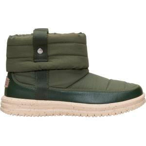 HeyDude Дамски зимни ботуши Heydude Women's Camden Cuff Nylon Quilt Winter boots - Dark Olive - размер 36 (EU) (121-1083-0211)