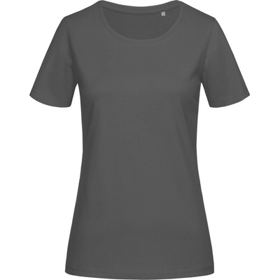 Stedman Tričko Crew Neck T Lux krátký rukáv dámské COT-05760005900 Černý opál