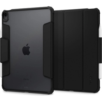 Spigen Air Skin Pro Hybrid Case - полиуретанов калъф с отделящ се кейс и поставка за iPad Air 11 (2024) (черен-прозрачен)