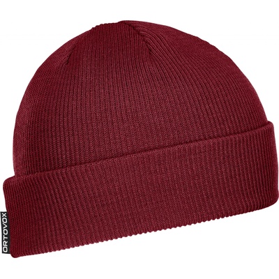 Ortovox Nicholson Rib beanie Dark blood vínová
