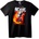 NOONEBRAND Тениска AC/DC Пламтяща Китара - XL, Black