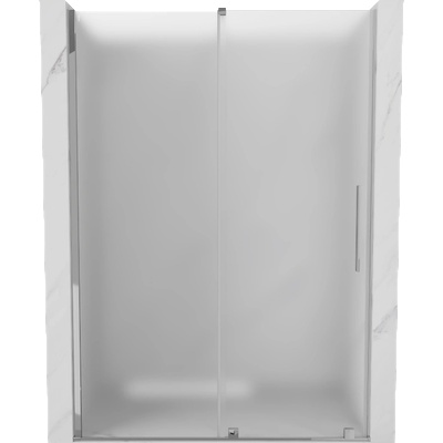 Mexen Velar плъзгаща се душ кабина 160 cm, скреж, хром - 871-160-000-31-01 (871-160-000-31-01)