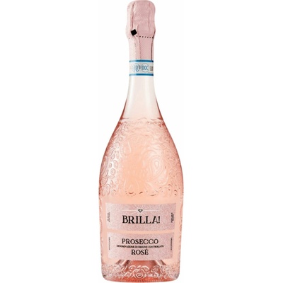 Brilla Prosecco rosé DOC ružové suché 2024 11% 0,75 l (čistá fľaša)