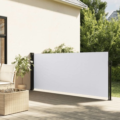 vidaXL Zatahovací boční markýza 140 x 300 cm Bílá