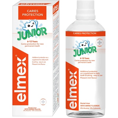 Elmex Junior pre deti od 6 do 12 rokov 400 ml